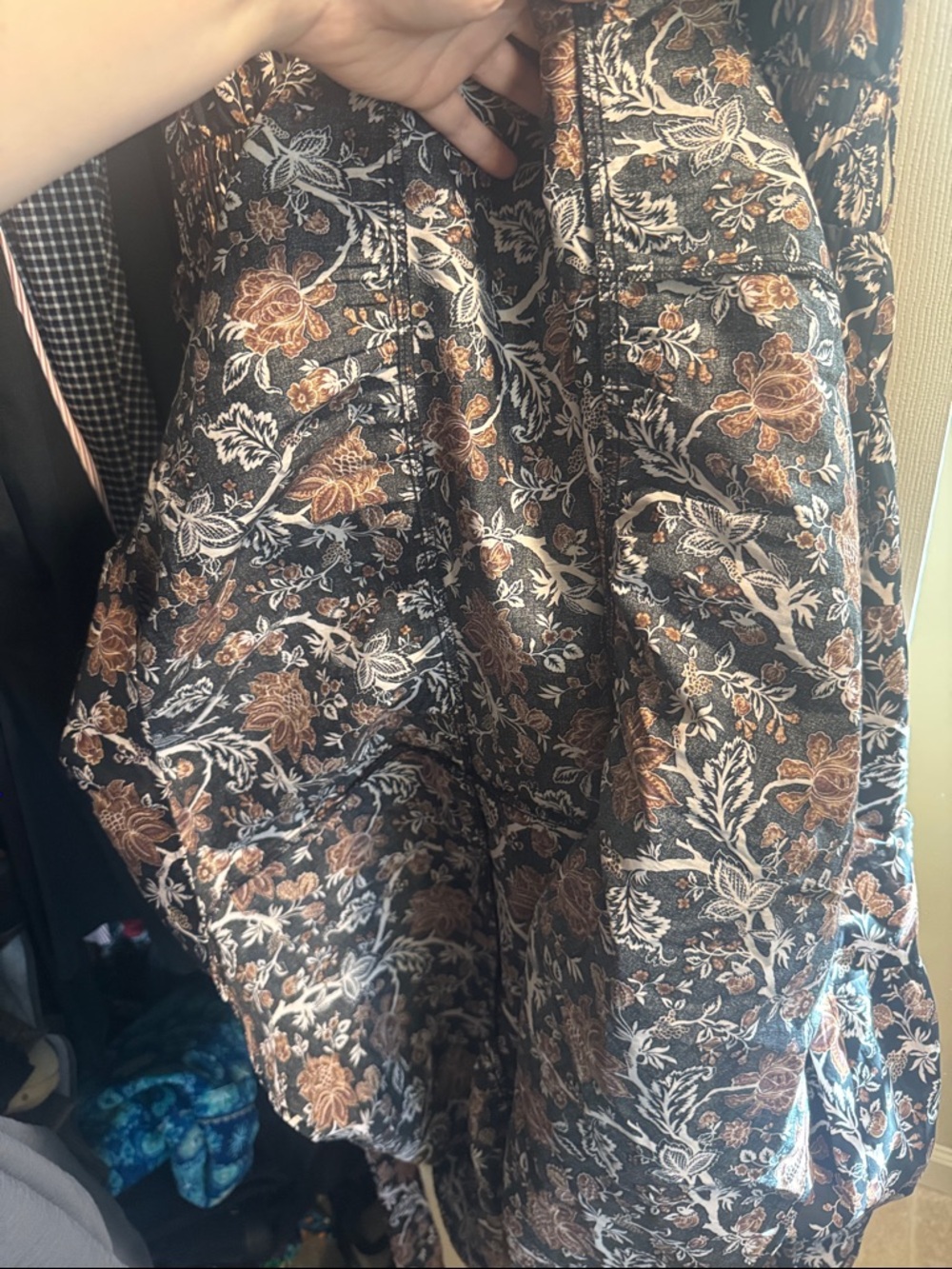 MELLODAY Brown and Black Floral Maxi Dress-BRAND NEW WITH TAGS - Picture 5 of 7